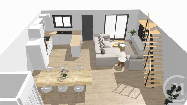 maison à vendre - 4 pièces - 108.0 m2 - SAFFRE - 44 - PAYS-DE-LOIRE - Century 21 Espace De L'Isac