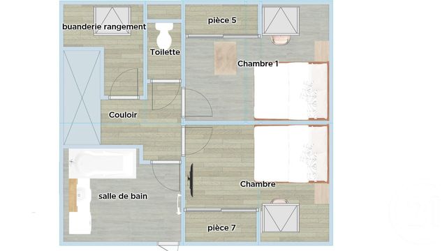 maison à vendre - 4 pièces - 108.0 m2 - SAFFRE - 44 - PAYS-DE-LOIRE - Century 21 Espace De L'Isac