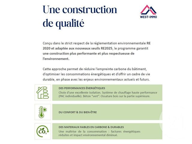 Appartement T2 à vendre - 2 pièces - 50.3 m2 - PUCEUL - 44 - PAYS-DE-LOIRE - Century 21 Espace De L'Isac